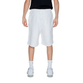 Underclub White Cotton Bermuda Shorts